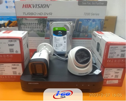 Paket 5MP Hikvision Lengkap 2 Camera Rp 3.200.000,